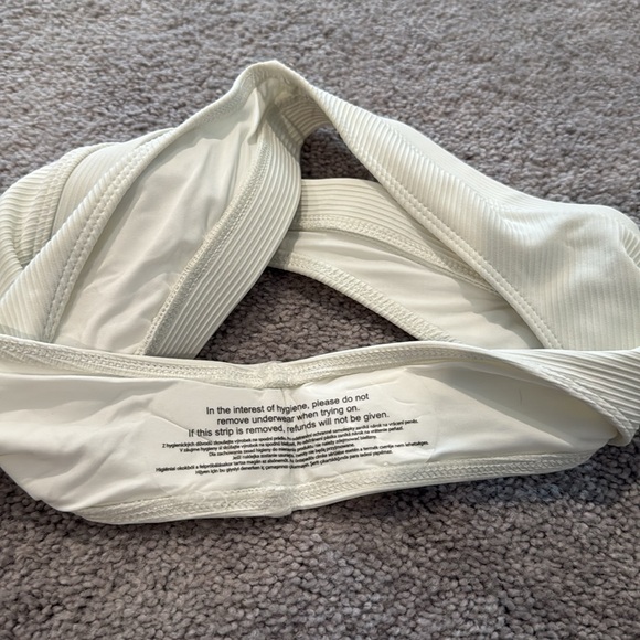 Cream ribbed bikini set - Picture 4 of 4